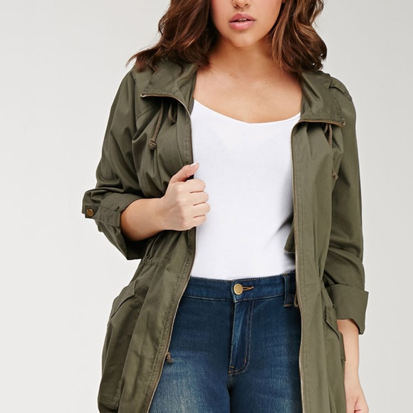 Forever 21 Jackets & Blazers - F21 Green Utility Jacket